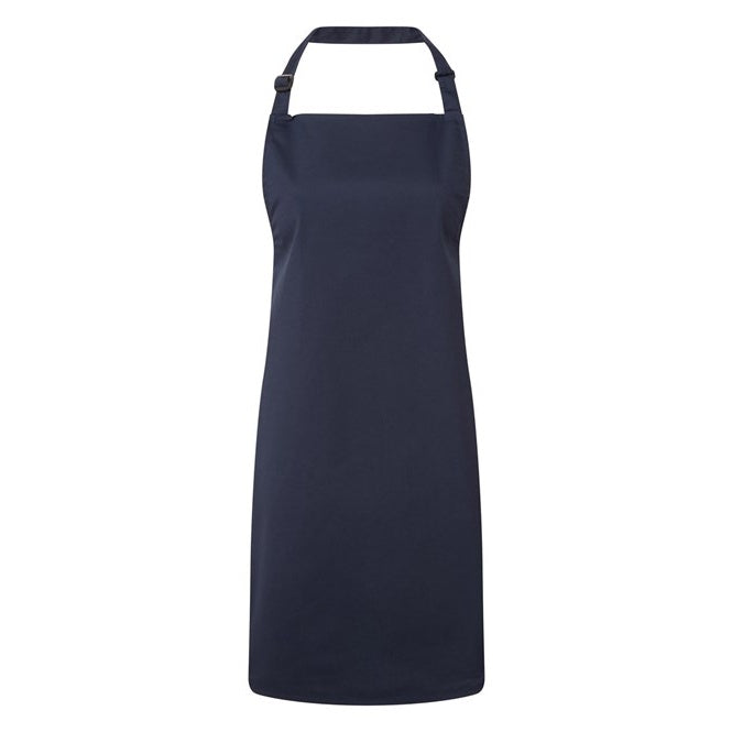 Navy - Front - Premier Unisex Adult HeiQ Viroblock Full Apron