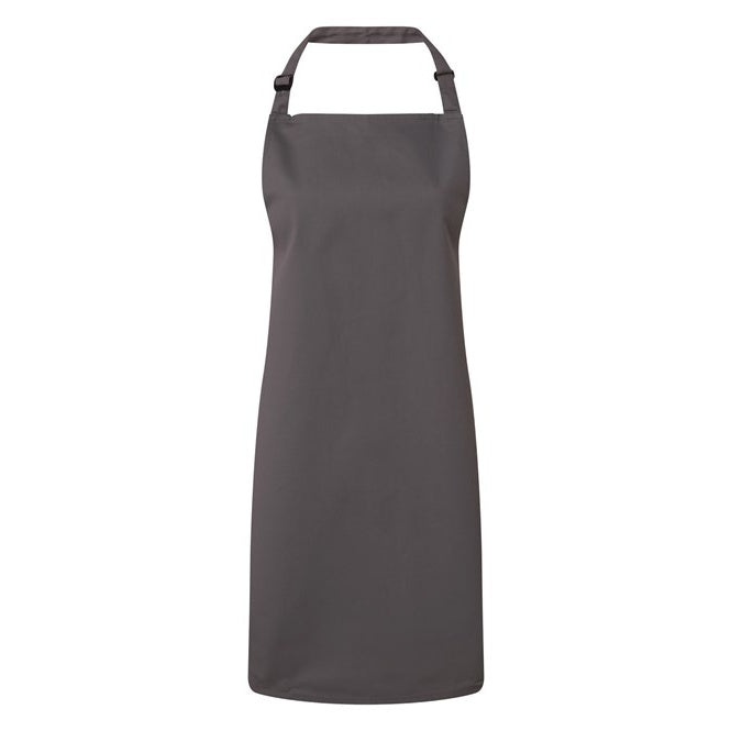 Dark Grey - Front - Premier Unisex Adult HeiQ Viroblock Full Apron