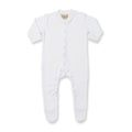 Front - Larkwood Baby Unisex Plain Long Sleeved Sleepsuit