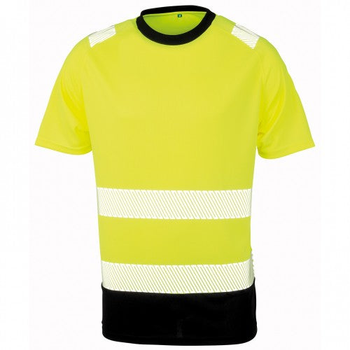 Front - Result Genuine Recycled Mens Safety T-Shirt