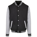 Front - Build Your Brand Mens Basic College Jacket