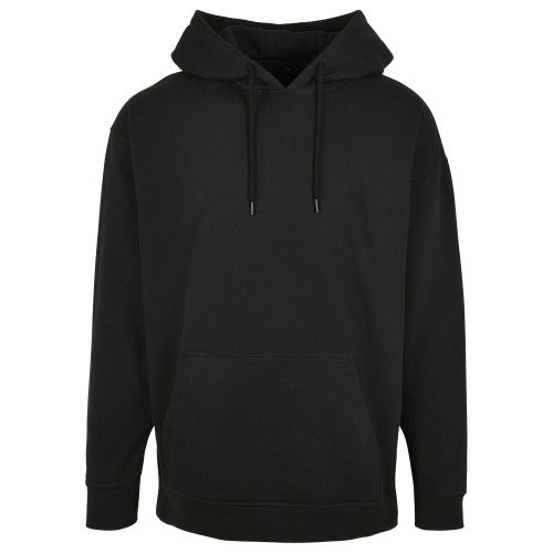 Front - Build Your Brand Mens Basic Oversized Hoodie