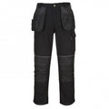 Front - Portwest Mens Tungsten Work Trousers