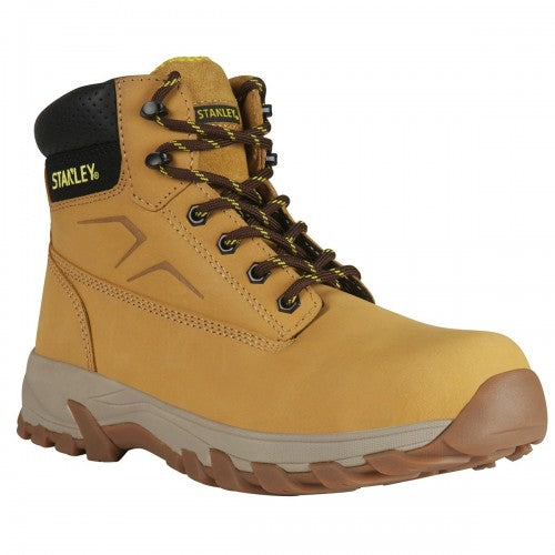 Front - Stanley Mens Tradesman Leather Safety Boots