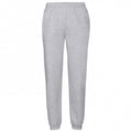 Grey Heather - Front - Fruit Of The Loom Mens Classic 80-20 Jogging Bottoms