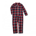 Front - SF Womens/Ladies Tartan Pyjama Set