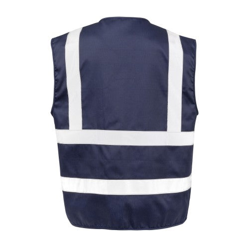 Fluorescent Orange - Front - SAFE-GUARD by Result Unisex Adult Security Vest