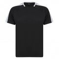 Black-Emerald - Front - Finden & Hales Unisex Adult Team T-Shirt