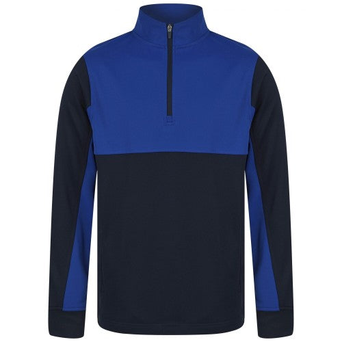 Front - Finden & Hales Childrens/Kids Quarter Zip Track Top