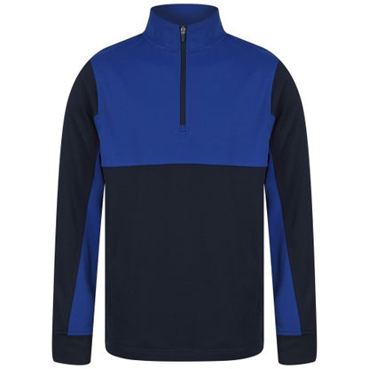 Front - Finden & Hales Childrens/Kids Quarter Zip Track Top