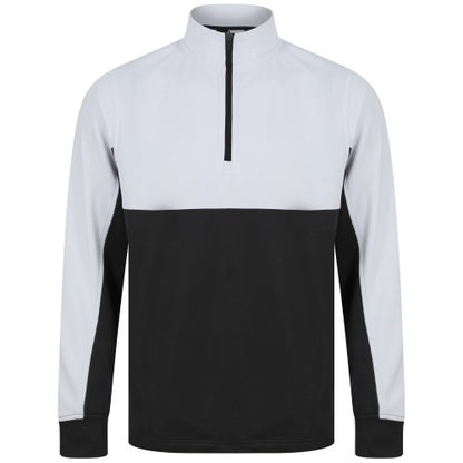 Front - Finden & Hales Mens Quarter Zip Track Top