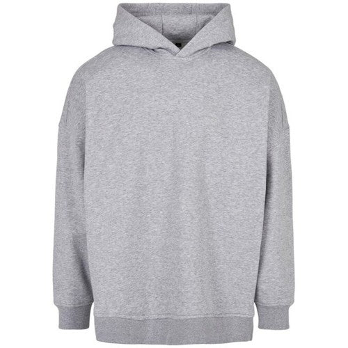 Front - Build Your Brand Mens Oversized Cut-On Hoodie
