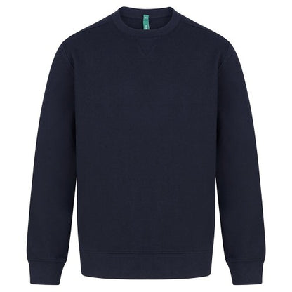 Front - Henbury Unisex Adult Sustainable Sweatshirt