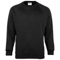 Front - Maddins Mens Coloursure Plain Crew Neck Sweatshirt