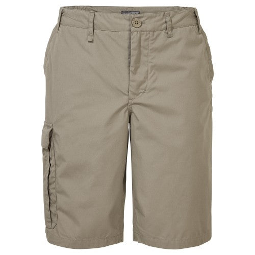 Front - Craghoppers Mens Expert Kiwi Long Length Cargo Shorts