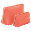 Front - Bagbase Boutique Leather-Look PU Toiletry Bag
