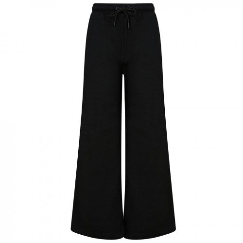 Front - Skinni Fit Womens/Ladies Sustainable Wide Leg Jogging Bottoms