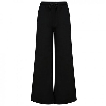 Front - Skinni Fit Womens/Ladies Sustainable Wide Leg Jogging Bottoms