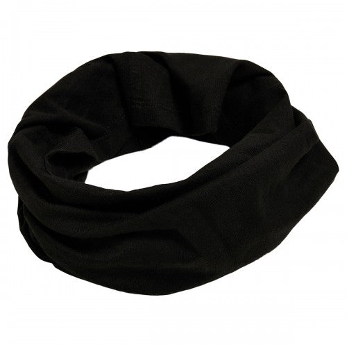 Front - Build Your Brand Tube Organic Cotton Scarf