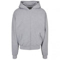 Front - Build Your Brand Mens Ultra Heavyweight Full Zip Hoodie