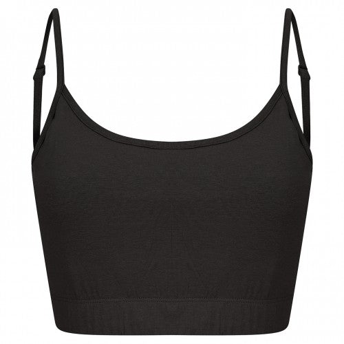 Front - Skinni Fit Womens/Ladies Fashion Sustainable Adjustable Strap Crop Top
