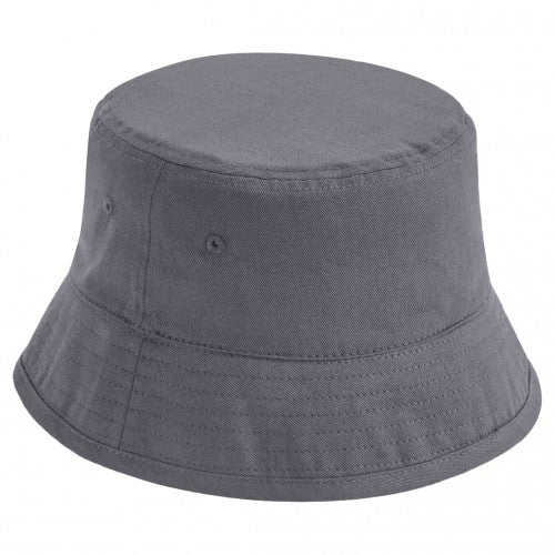 Olive Green - Front - Beechfield Unisex Adult Organic Cotton Bucket Hat