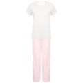 Front - Towel City Womens/Ladies Stripe Pyjama Set