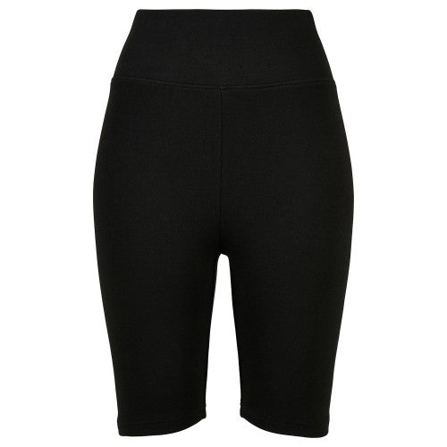 Front - Build Your Brand Womens/Ladies High Waist Cycling Shorts