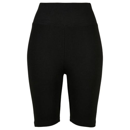 Front - Build Your Brand Womens/Ladies High Waist Cycling Shorts