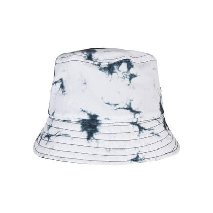 Front - Yupoong Unisex Adult Flexfit Batik Dye Reversible Bucket Hat