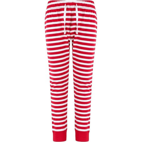 Front - SF Childrens/Kids Stripe Cuffed Lounge Pants