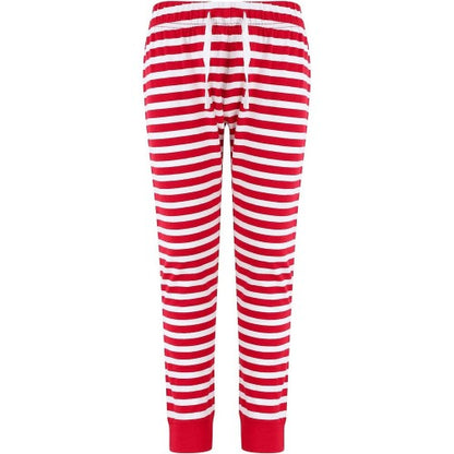 Front - SF Childrens/Kids Stripe Cuffed Lounge Pants