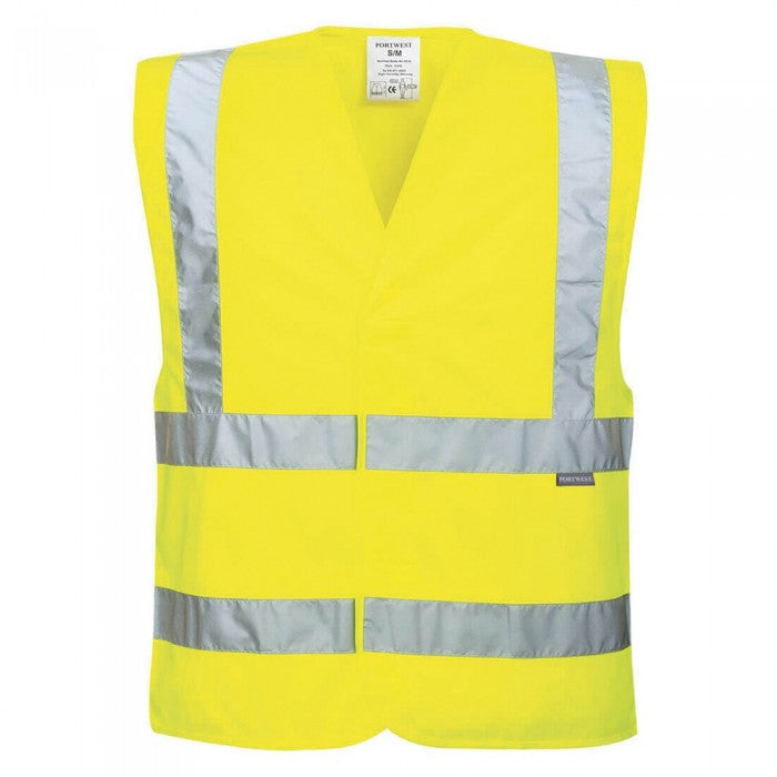 Front - Portwest Unisex Adult Eco Friendly Hi-Vis Vest
