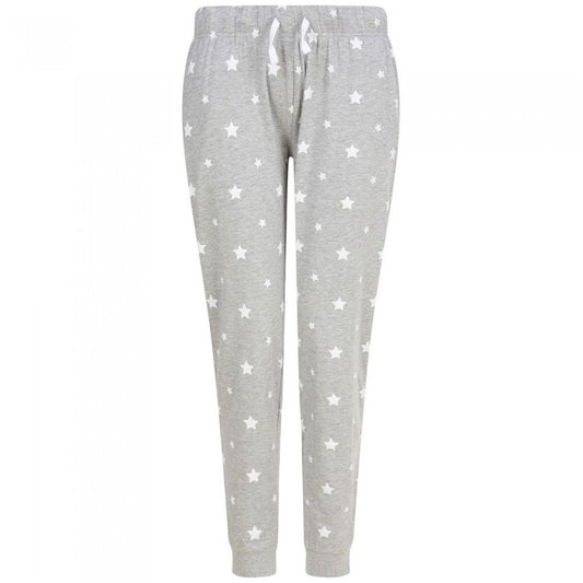 Front - SF Womens/Ladies Stars Lounge Pants