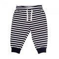 Front - Larkwood Baby Striped Lounge Pants