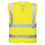 Front - Portwest Unisex Adult Hi-Vis Vest