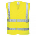 Front - Portwest Unisex Adult Hi-Vis Vest