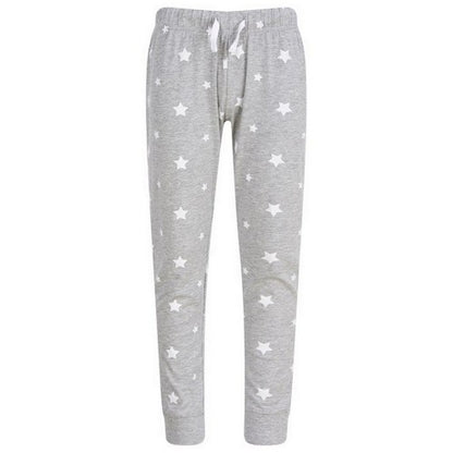 Front - Girls Cotton Dotted Pyjama Bottoms (Pack Of 2)