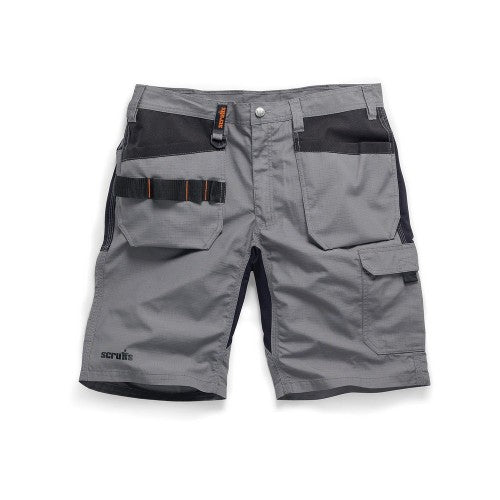 Front - Scruffs Mens Holster Pocket Shorts