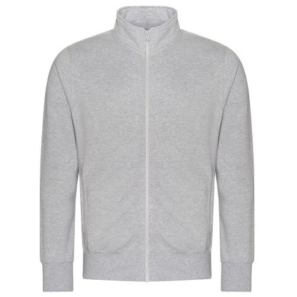 Front - Awdis Unisex Adult Campus Heather Full Zip Sweatshirt