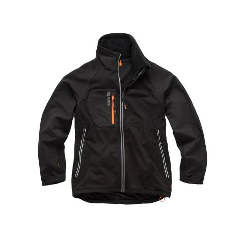 Front - Scruffs Mens Trade Soft Shell Jacket