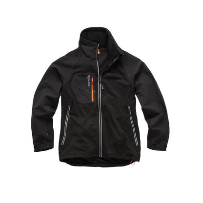 Front - Scruffs Mens Trade Soft Shell Jacket