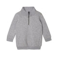 Front - Babybugz Baby Quarter Zip Sweatshirt