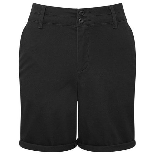 Front - Asquith & Fox Womens/Ladies Chino Lightweight Shorts