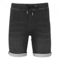 Front - Wombat Mens Denim Drawstring Shorts