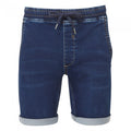 Front - Wombat Mens Denim Drawstring Shorts