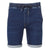 Front - Wombat Mens Denim Drawstring Shorts