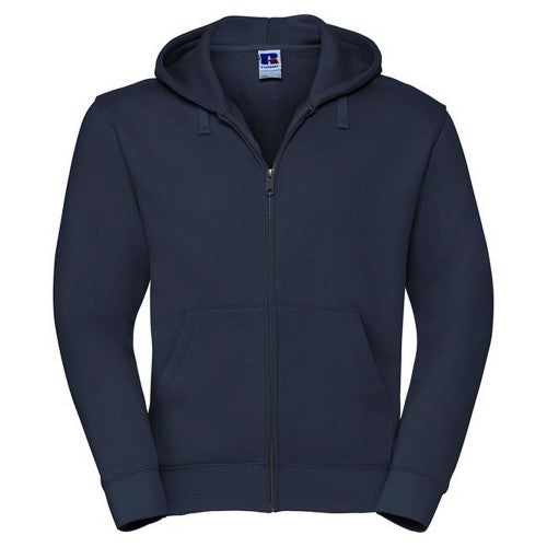 Front - Russell Mens Authentic Full Zip Hoodie