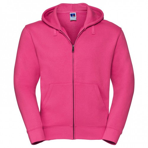 Front - Russell Mens Authentic Full Zip Hoodie