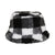 Front - Flexfit Unisex Adult Checked Sherpa Bucket Hat